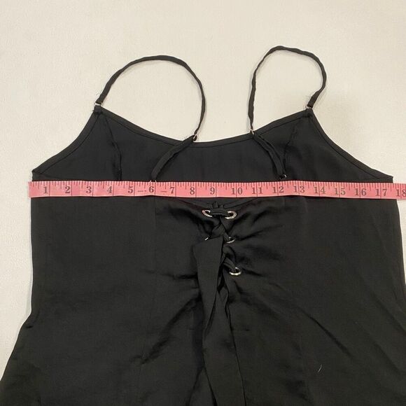 Free People Intimately Black Cami Tank Top Adjustable Straps Size S Small - Picture 4 of 4
